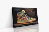Graffiti Painted Jordans